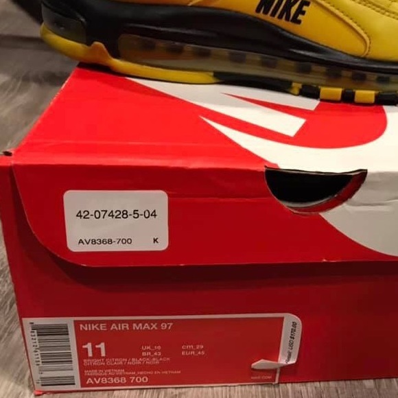 air max 97 cardboard box